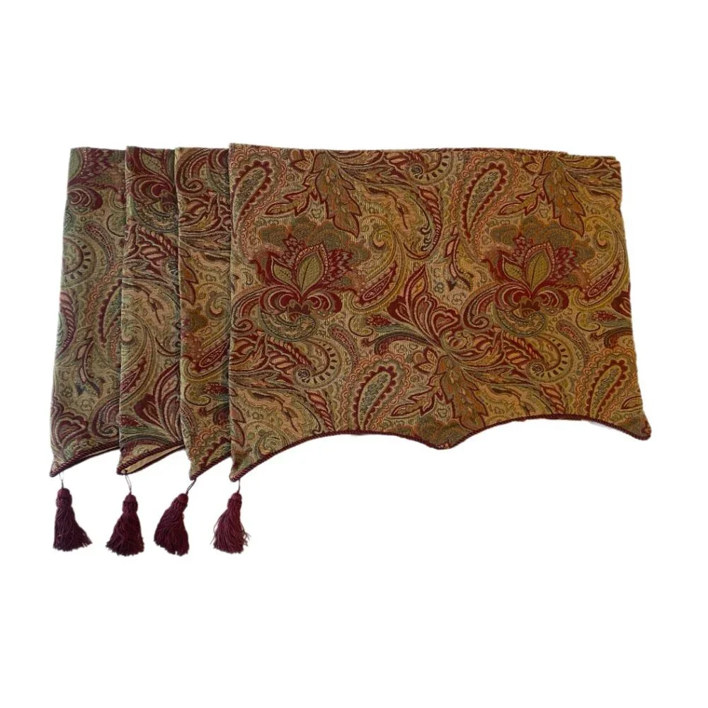 Burlington House 4 Valances 50 x 20 Inches Each